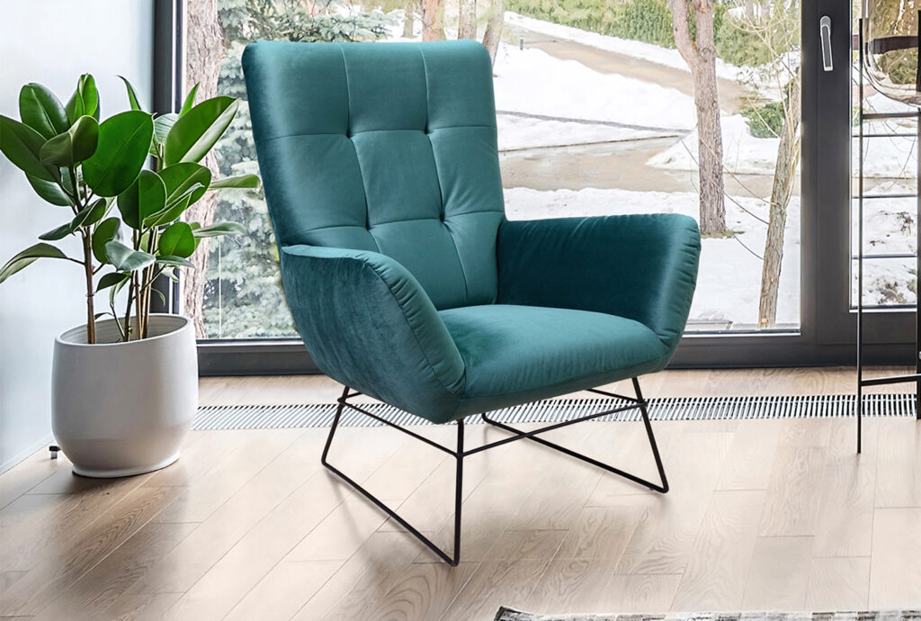 Fotelj COZY LIO metal