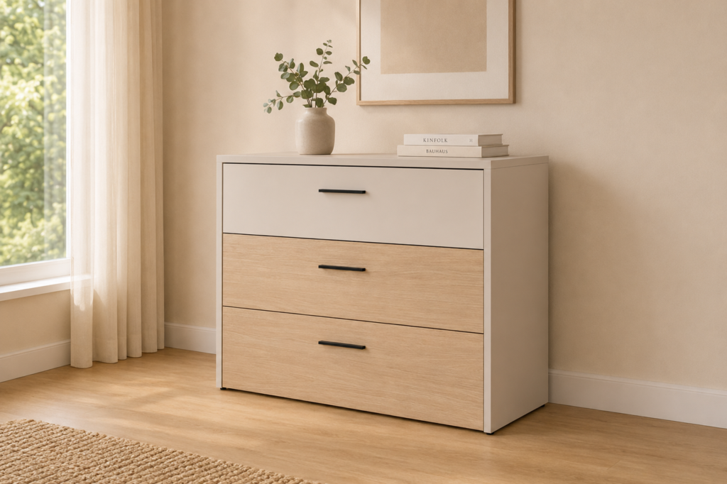 Komoda RICO hrast elegant / peščena
